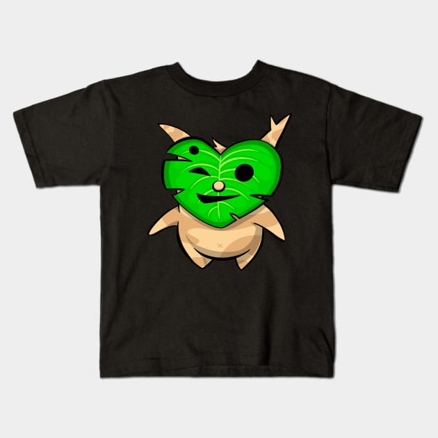 Happy korok Kids T-Shirt by Raccoon.Trash